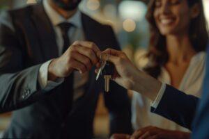 Property Sphere Real State Services | Southport & Labrador QLD Happy Couple Receives Keys New Property From Realtor