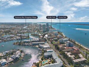 Property Sphere Real State Services Arundel, QLD 4214 Web 8 22 Back St Drone (2)