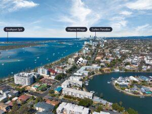 Property Sphere Real State Services Arundel, QLD 4214 Web 8 22 Back St Drone (4)